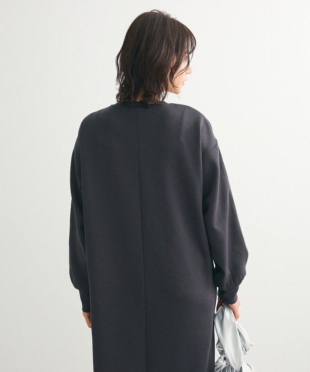 Green Parks ハーフＺＩＰトラックワンピース Charcoal Gray