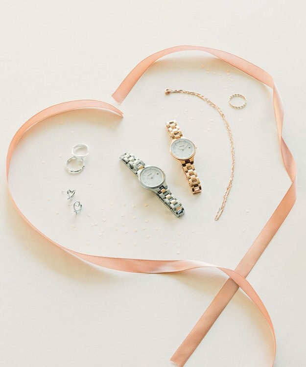 CITIZEN 【電池交換不要のソーラーテック電波時計】かわいいくて視認性の良いピンクゴールドウオッチ ピンクゴールド