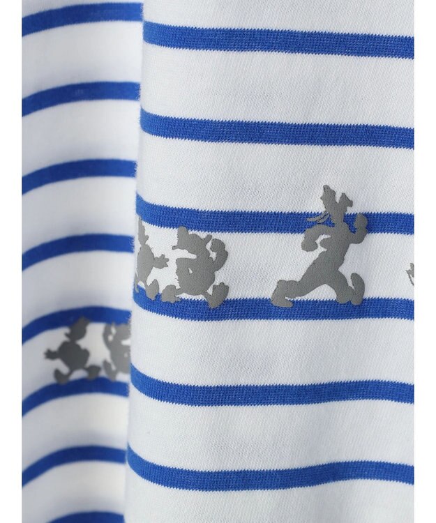 AMERICAN HOLIC 発砲プリントボーダーＴシャツ／Ｄｉｓｎｅｙ Border Ivory