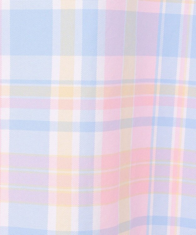 J.PRESS MEN オックスフォードマルチカラーチェック シャツブルゾン ピンク系3