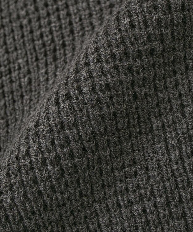 CRAFT STANDARD BOUTIQUE ワッフルニットジップカーディガン Gray