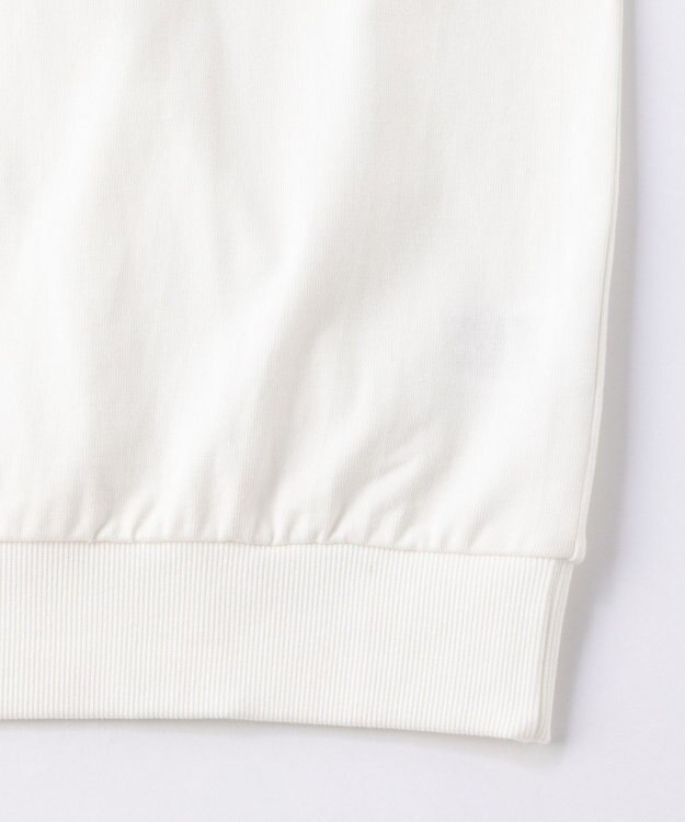 UNFILO MENS コットン モックネックTEE [23年秋冬商品] シロ