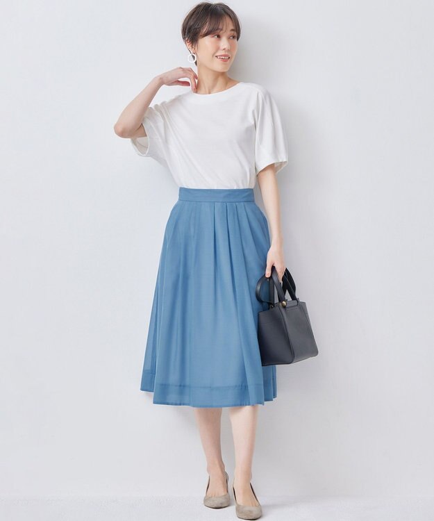 組曲 L コクーンシルエットカットソー アイボリー系