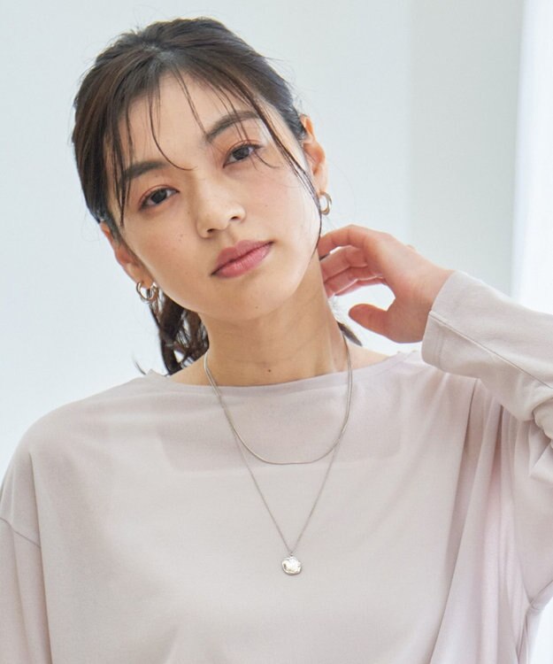 ANY ２連メタルモチーフネックレス シルバー