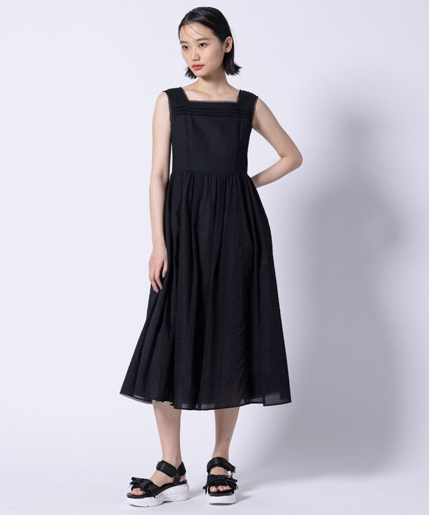 TOCCA 【美人百花掲載】【00サイズあり・速乾・消臭・洗える】WAVES ドレス [WEB限定]ブラック系5