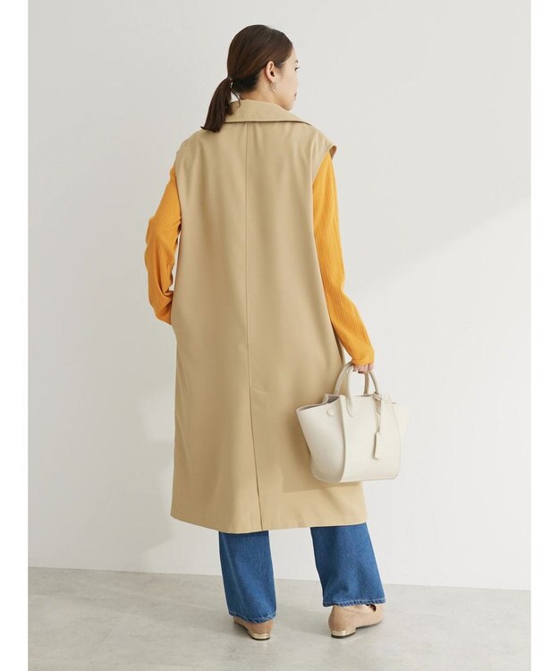 Green Parks トレンチロングジレ Beige