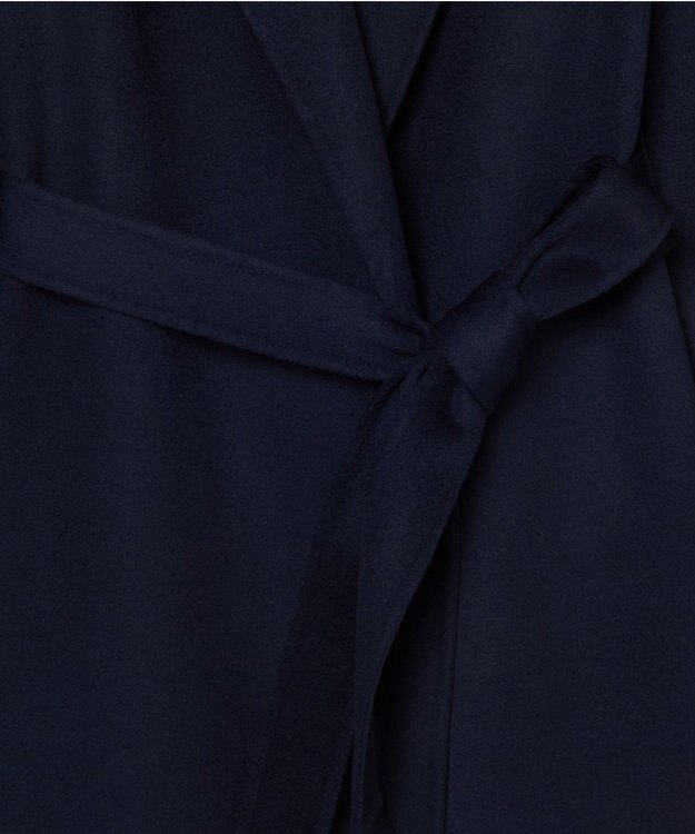 JOSEPH 【WEB＆OUTLET限定】ダブルフェイスウールキャッシュコート ラップコート Navy