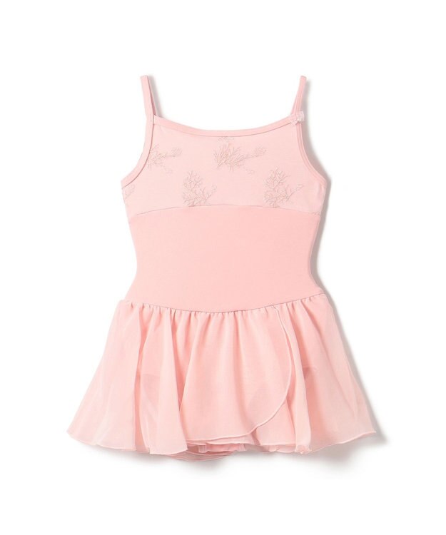 Chacott スカート付レオタード サーモンピンク