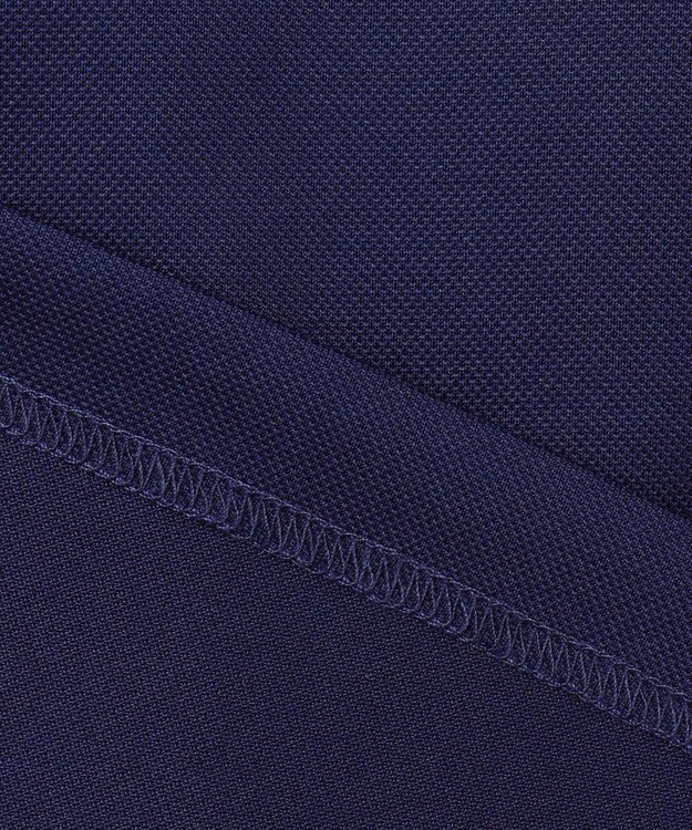 23区GOLF 【WOMEN】【吸水速乾/UVカット】グラフィカルポロシャツ ネイビー系