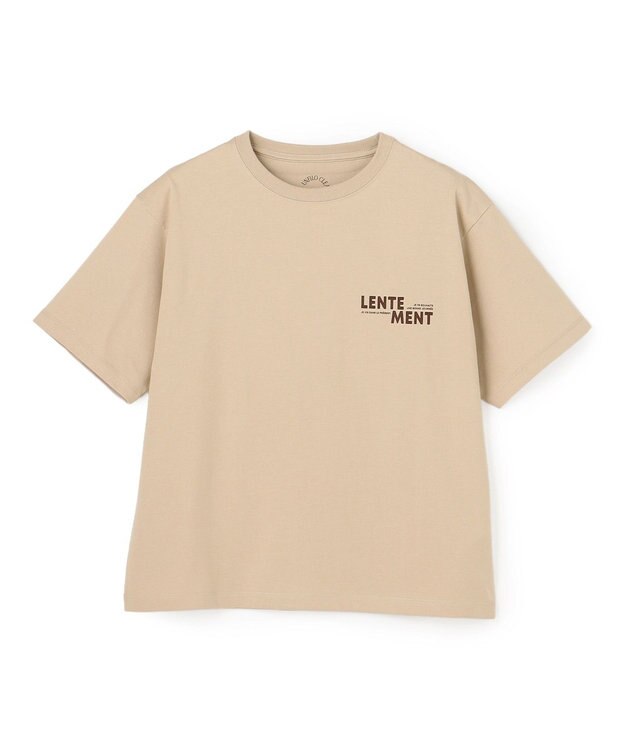 UNFILO CLEAN-Tee ベージュ/アート
