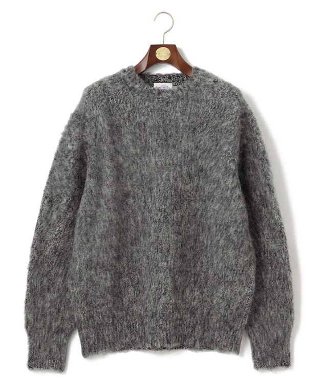 J.PRESS MEN 【J.PRESS ORIGINALS】SHETLAND WOOL SHAGGY KNIT / JAPAN MADE グレー系