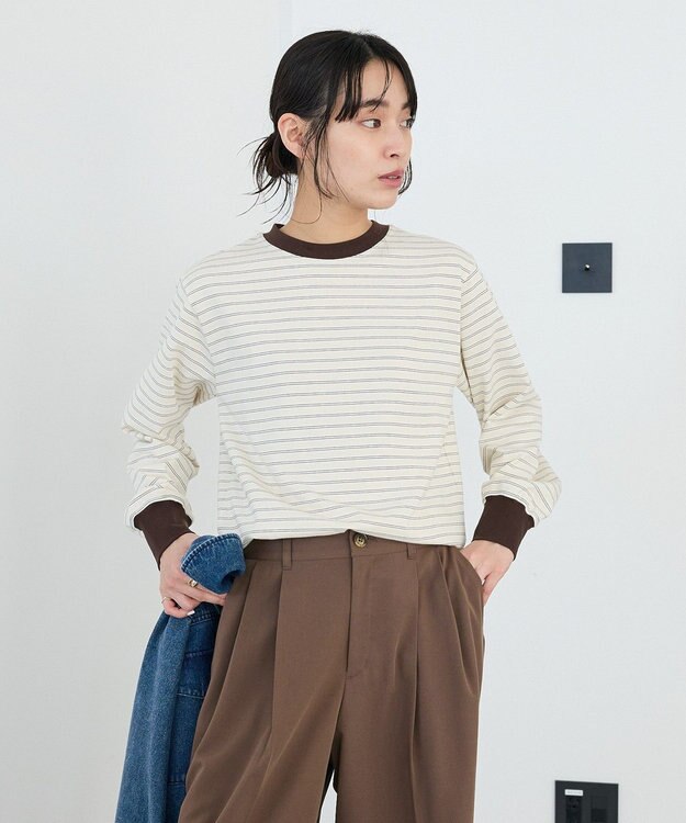 CRAFT STANDARD BOUTIQUE 選べるシルエット/クルーネックロンTee Ivory