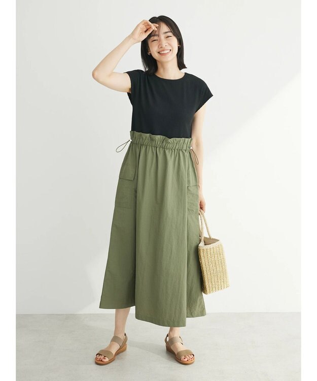 Green Parks ・ＥＬＥＮＣＡＲＥ　ＤＵＥ　ミリタリードッキングワンピ Khaki