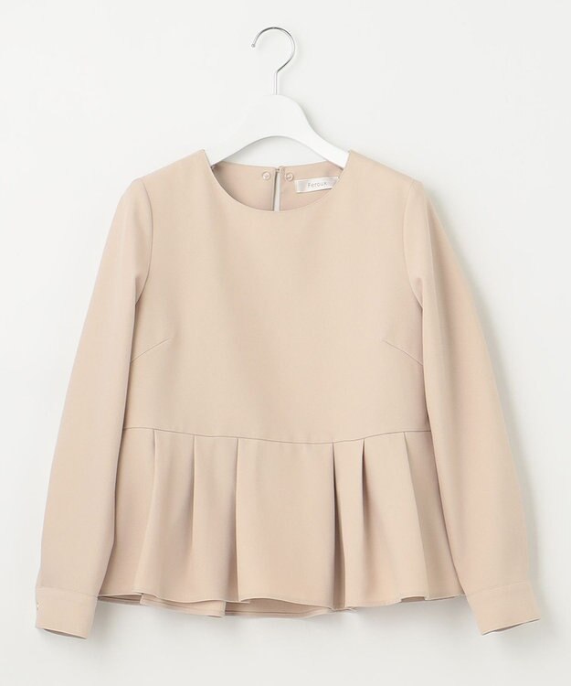 Feroux 【洗える】2WAY 美シルエット セットアップ ベージュ系