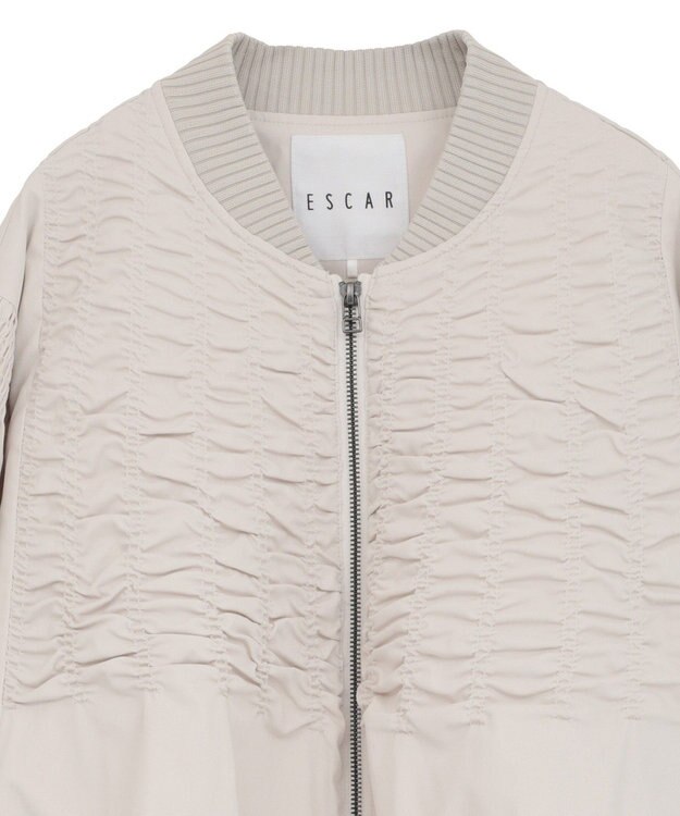 Green Parks ■ＥＳＣＡＲ　シャーリングブルゾン Ivory