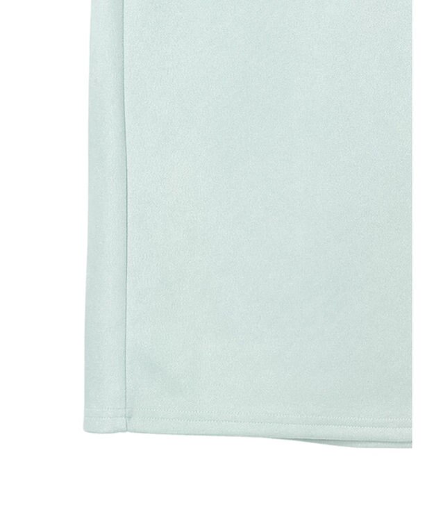 Green Parks マシュマロスエードＩラインスカート Sax