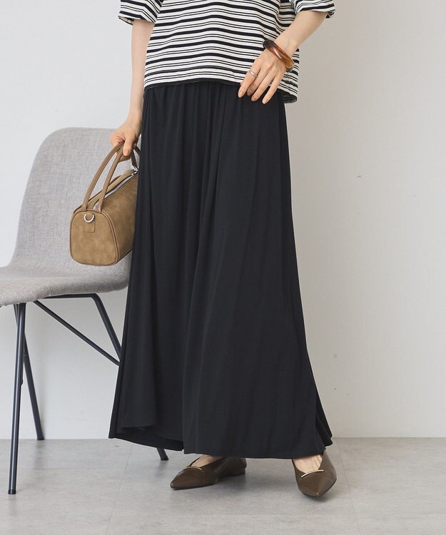AMERICAN HOLIC 【先行予約】ツイストギャザースカート Dark Navy