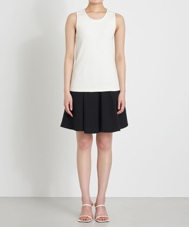 NAVE 【Nave　洗える】ベアテレコタンクトップ ホワイト系