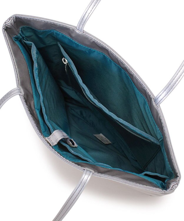 LeSportsac VERTICAL CITY TOTE/アップタウンシルバーシャイン/シルバー アップタウンシルバーシャイン/シルバー