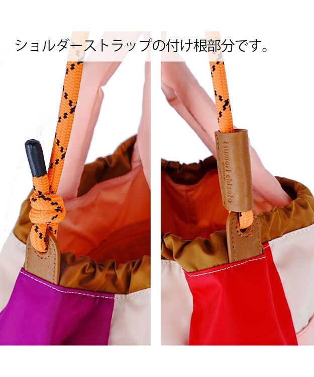 tsumori chisato CARRY スカラップレース ショルダーバッグ 2WAY ハンドバッグ ピンク