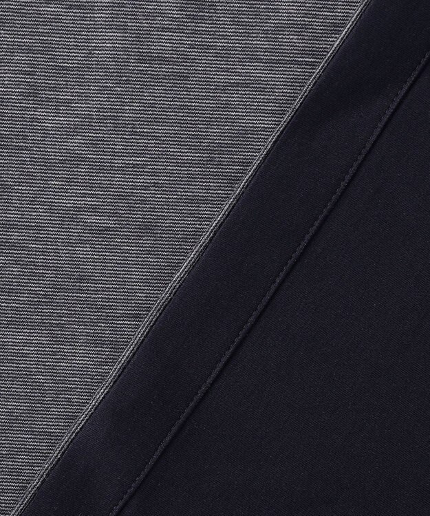 JOSEPH ABBOUD 【キングサイズ・ジャージー素材・ストレッチ】バーシブルジャージー シャツ ネイビー系2