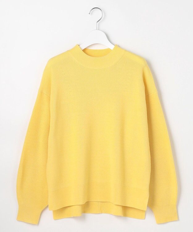 ANY SIS S ラインポイント ニット ライトイエロー