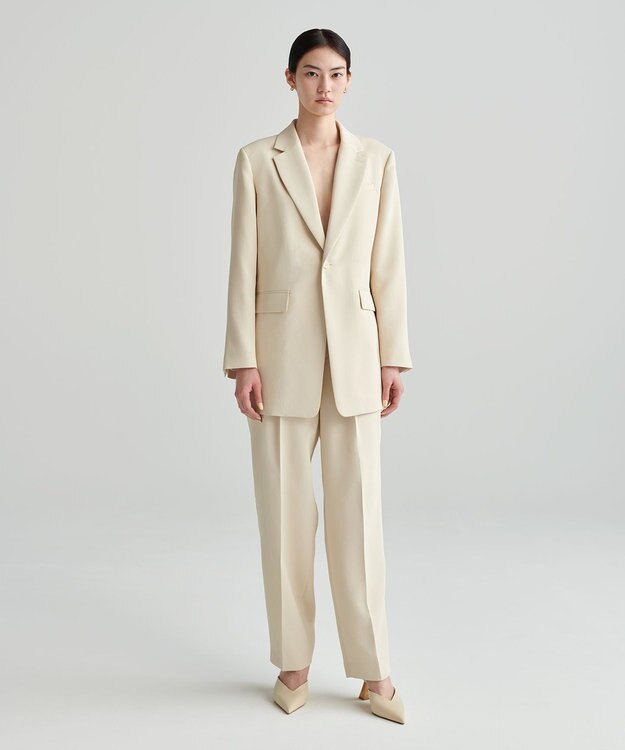 NAVE 【ReNAVE 吸水速乾・洗える】ホロウツイルパンツ ベージュ