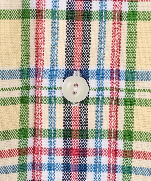 J.PRESS MEN オックスフォードマルチカラーチェック シャツブルゾン イエロー系3