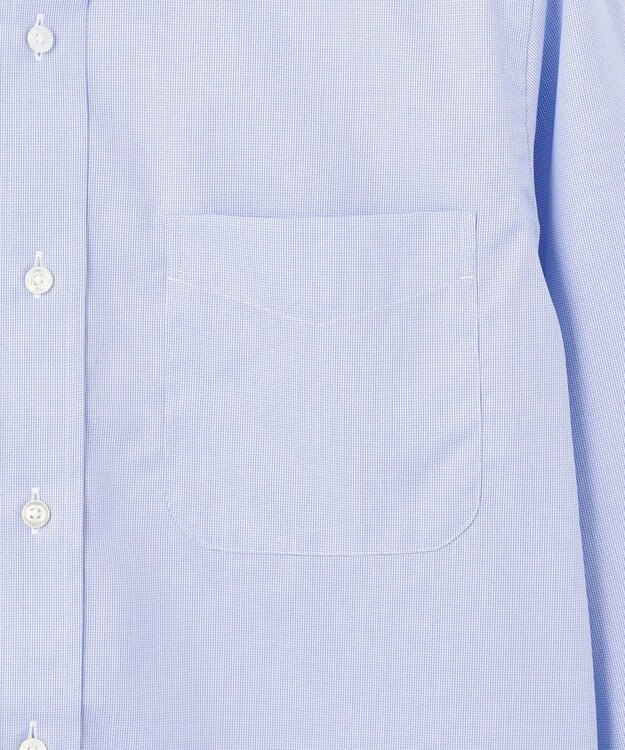 J.PRESS MEN 【Single Needle Tailoring / 形態安定】マイクログラフチェック シャツ / B.D. ネイビー系3