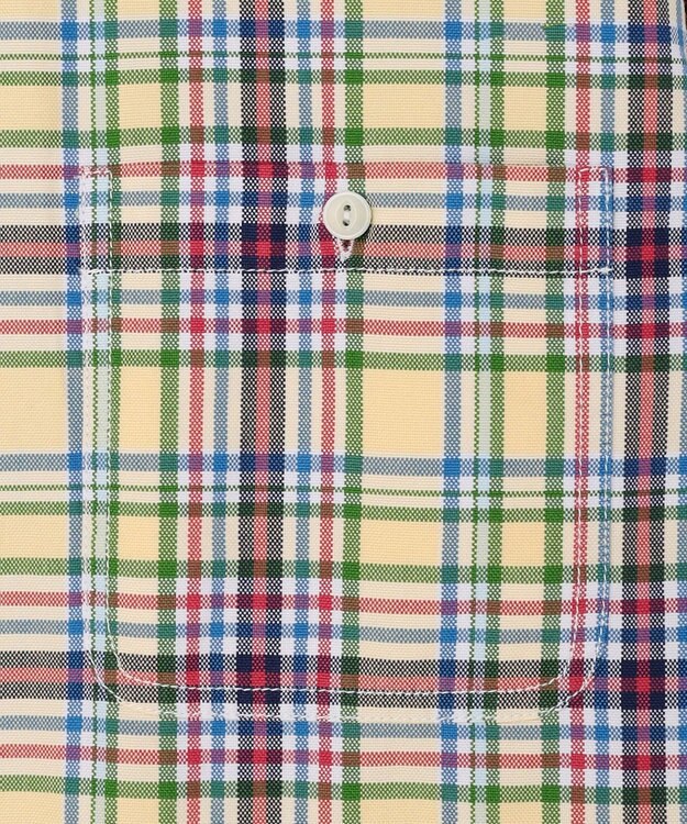 J.PRESS MEN オックスフォードマルチカラーチェック シャツブルゾン イエロー系3