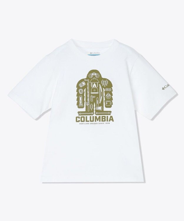 Columbia Columbia/ キッズアイテム/ バレークリークIIショートスリーブグラフィックTシャツ /コロンビア White Iconic Squatch