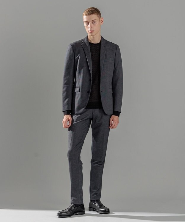 JOSEPH HOMME 【イージーケア】 ヴィスコースリンクス　クルーネックニット グレー系