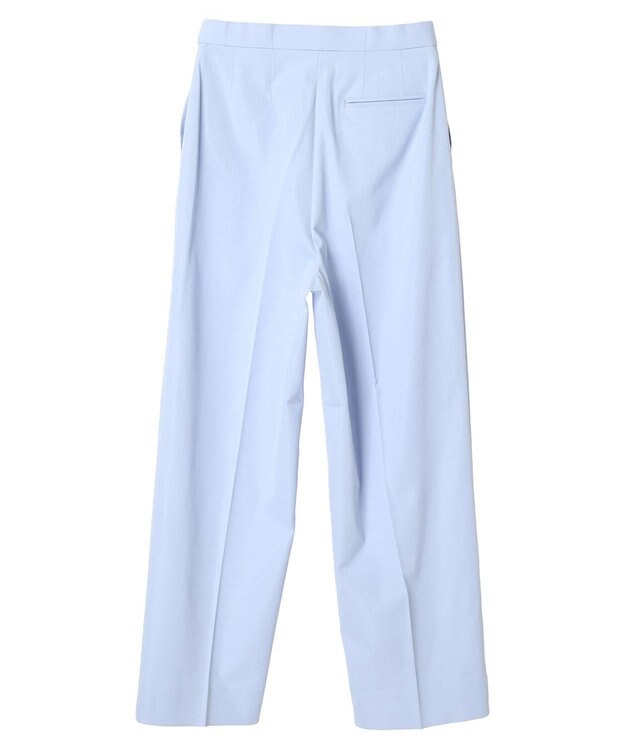 Green Parks きれいシルエットパンツ（ワイドストレート） Sax