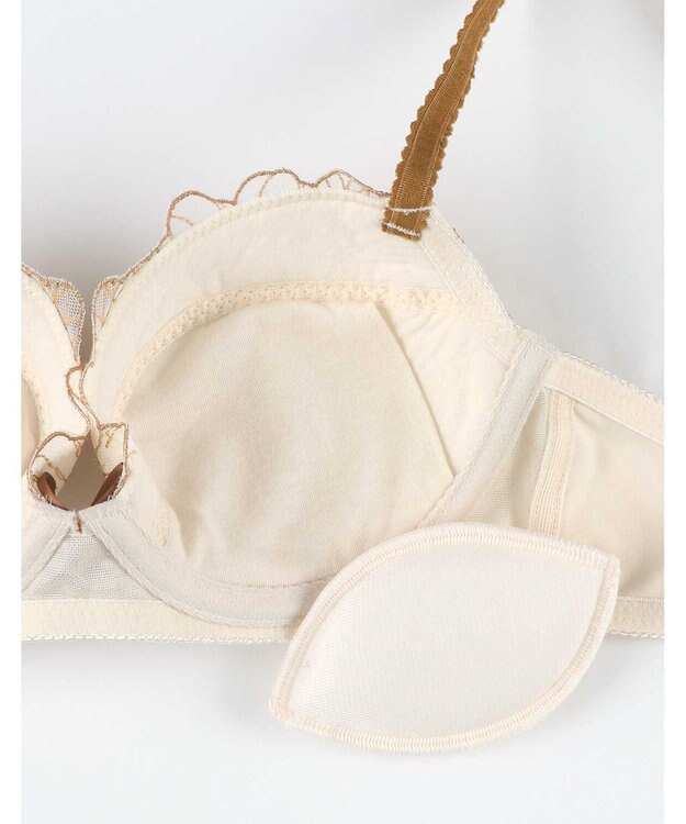 AMPHI ブラジャー ショーツセット 自然なまる胸メイク 【ブラ＆ショーツセット】 上下セット ブラ BCC231 アンフィ／ワコール ベージュ