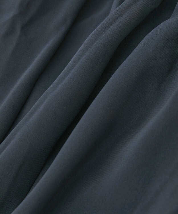 earth music&ecology ティアードヘムフレアスカート Navy