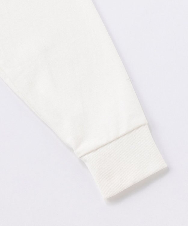 UNFILO MENS コットン モックネックTEE [23年秋冬商品] シロ