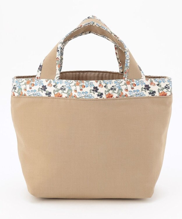 J.PRESS LADIES 【WEB限定カラーあり・リバーシブル】キルティング ミニトートバッグ モカ系