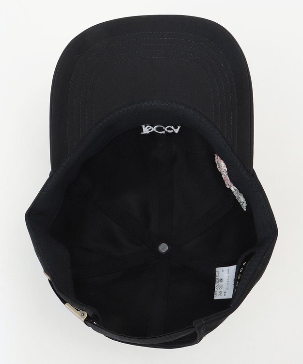 TOCCA 【UV90%以上カット・吸水速乾・抗菌防臭・接触冷感・サイズ調整可・洗える！】EXOTIC FLORAL LOGOCAP キャップ ブラック系