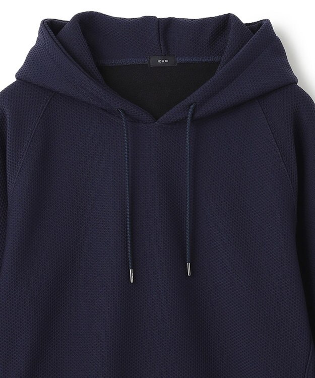 JOSEPH HOMME メッシュボンディング　パーカー ネイビー系