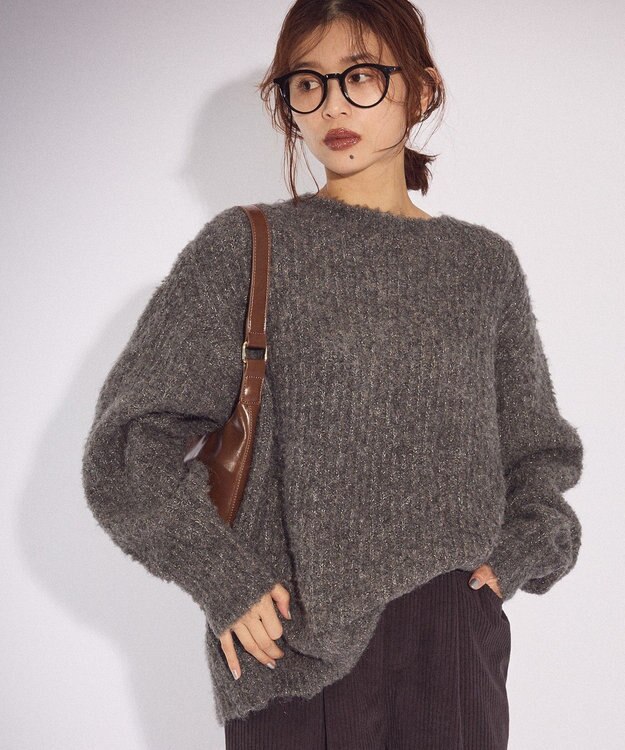 Green Parks ブークレＭＩＸニットチュニック