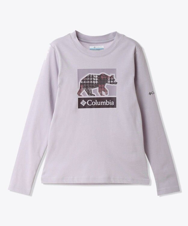 Columbia Columbia/ 【KIDS】ヘーゼルデルヒルロングスリーブグラフィックTシャツ /コロンビア Lavender Pearl、 Barely Printed
