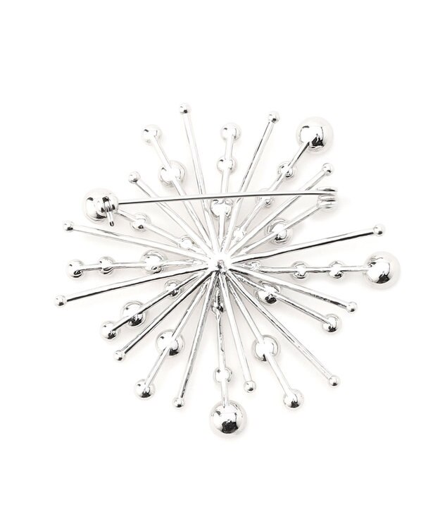 23区 クリスタルシャワー ブローチ シルバー系