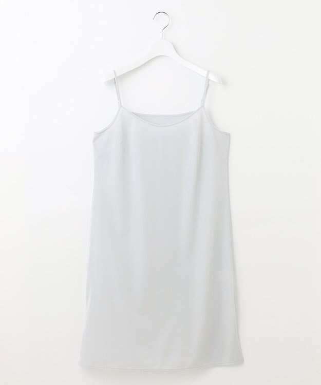 自由区 【XSサイズ～/洗える】フローイングドットプリント ワンピース ライトグレー系5