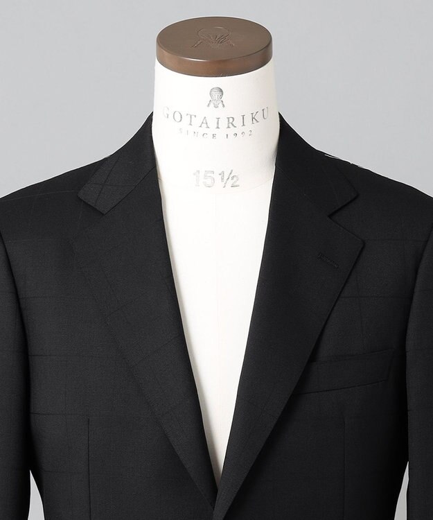 GOTAIRIKU 【御幸毛織】 DRYSPINNER ストレッチ スーツ ブラック系4