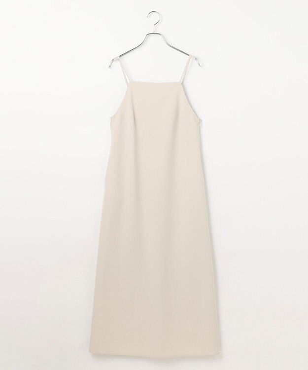 #Newans ナローシルエットワンピース ベージュ