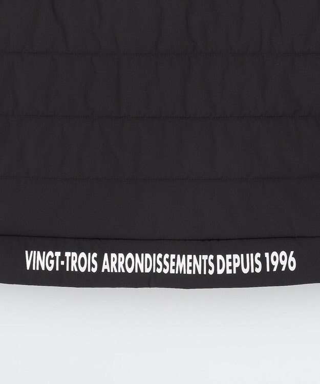 23区GOLF 【MEN/キングサイズ】【防風/撥水/ストレッチ】【袖取り外しで2WAY】キルティング ブルゾン ブラック系