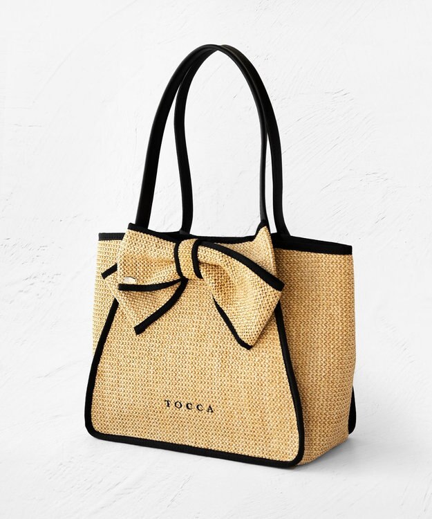 TOCCA KNOT IN HEART BASKET かごバッグ ブラック系