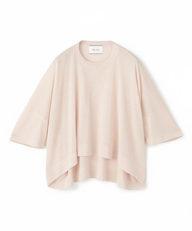 BEIGE， YOOPER / ドライタッチ シアーニット Pink