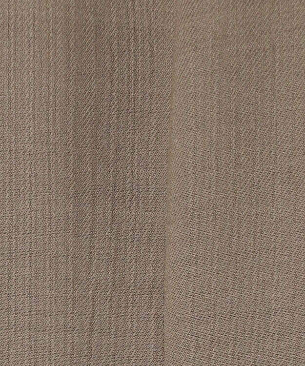 ICB 【UVカット・洗える】ウール2WAYストレッチ 長袖ワンピース モカ