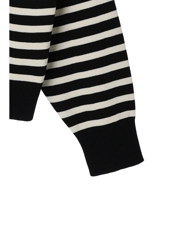 AMERICAN HOLIC エコカルットボーダークルーネックカーディガン Border